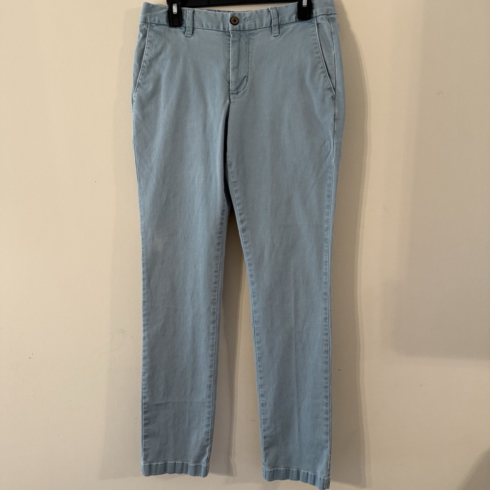 Tommy Bahama Boracay Flat Front Chino Pants Men's 30x34 Blue Golf Preppy Classic